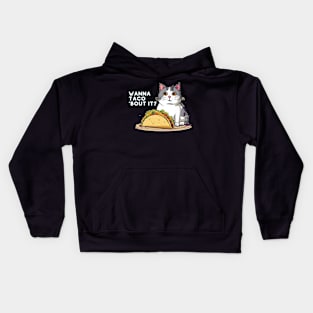 Wanna Taco 'Bout It  Cat T-shirt Kids Hoodie